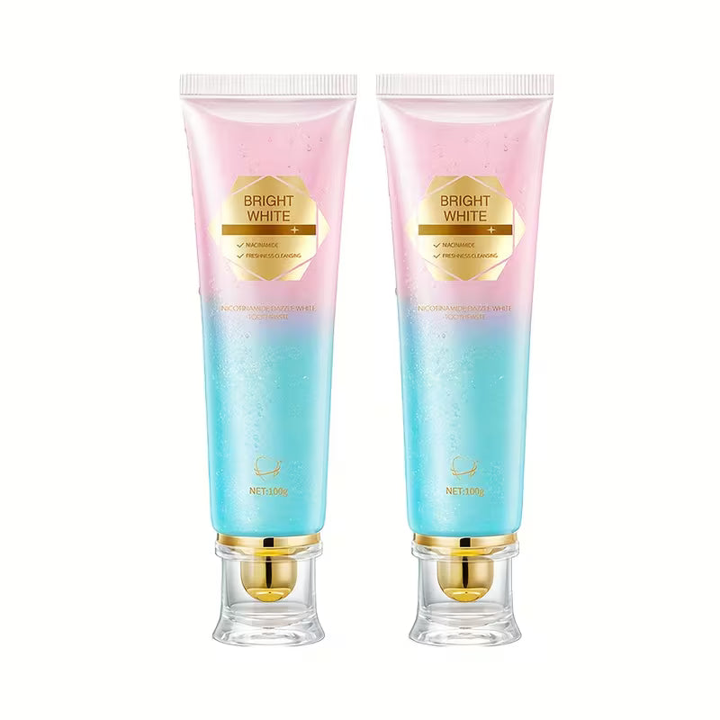 Oralhoe Nicotinamide Dazzle White Toothpaste | Whitening Toothpaste | Anti-Stain, Cavity Protection & Fresh Breath | Natural Nicotinamide Formula