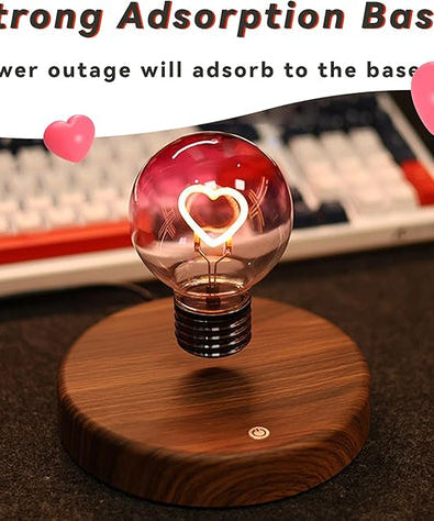 Levitating Heart LED Bulb Lamp ©