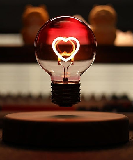 Levitating Heart LED Bulb Lamp ©