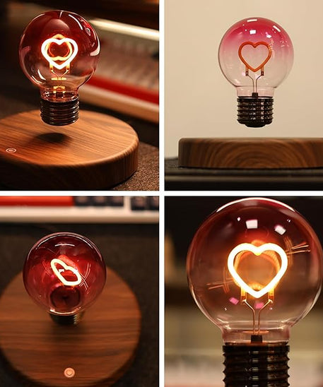 Levitating Heart LED Bulb Lamp ©